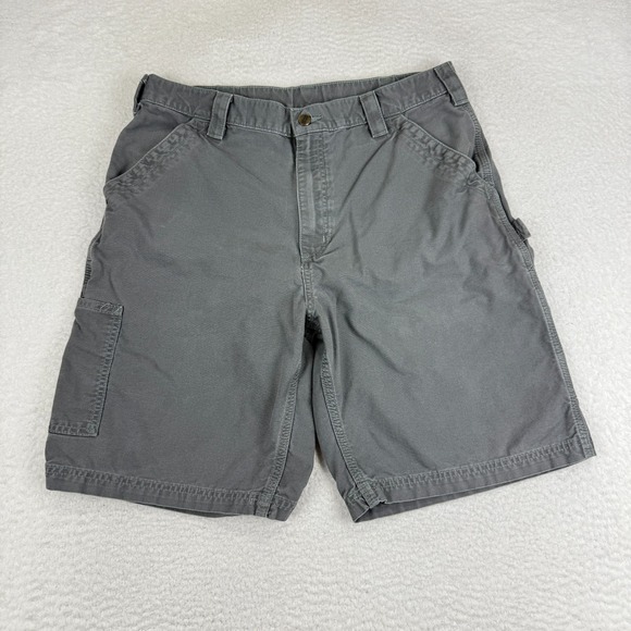 Carhartt Other - Carhartt Canvas Cargo Shorts Men's 36 Gray 10" Inseam Y2K B147T *Read